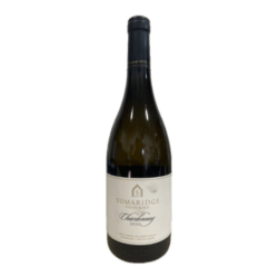 Bottle of Sumaridge Estate Wines Chardonnay 2020 with a white label and black text.