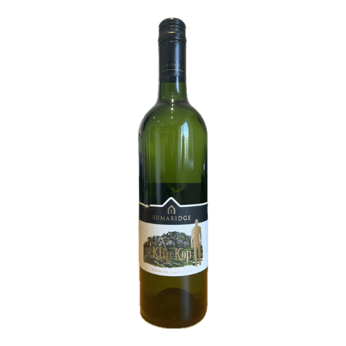 A bottle of 2019 Klip Klop wine from South Africa