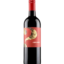 Sepa Moya Merlot 2021 red wine bottle with a red label and a prominent gold textured numeral, from The Wine Dealer Ltd, a Chilean Merlot